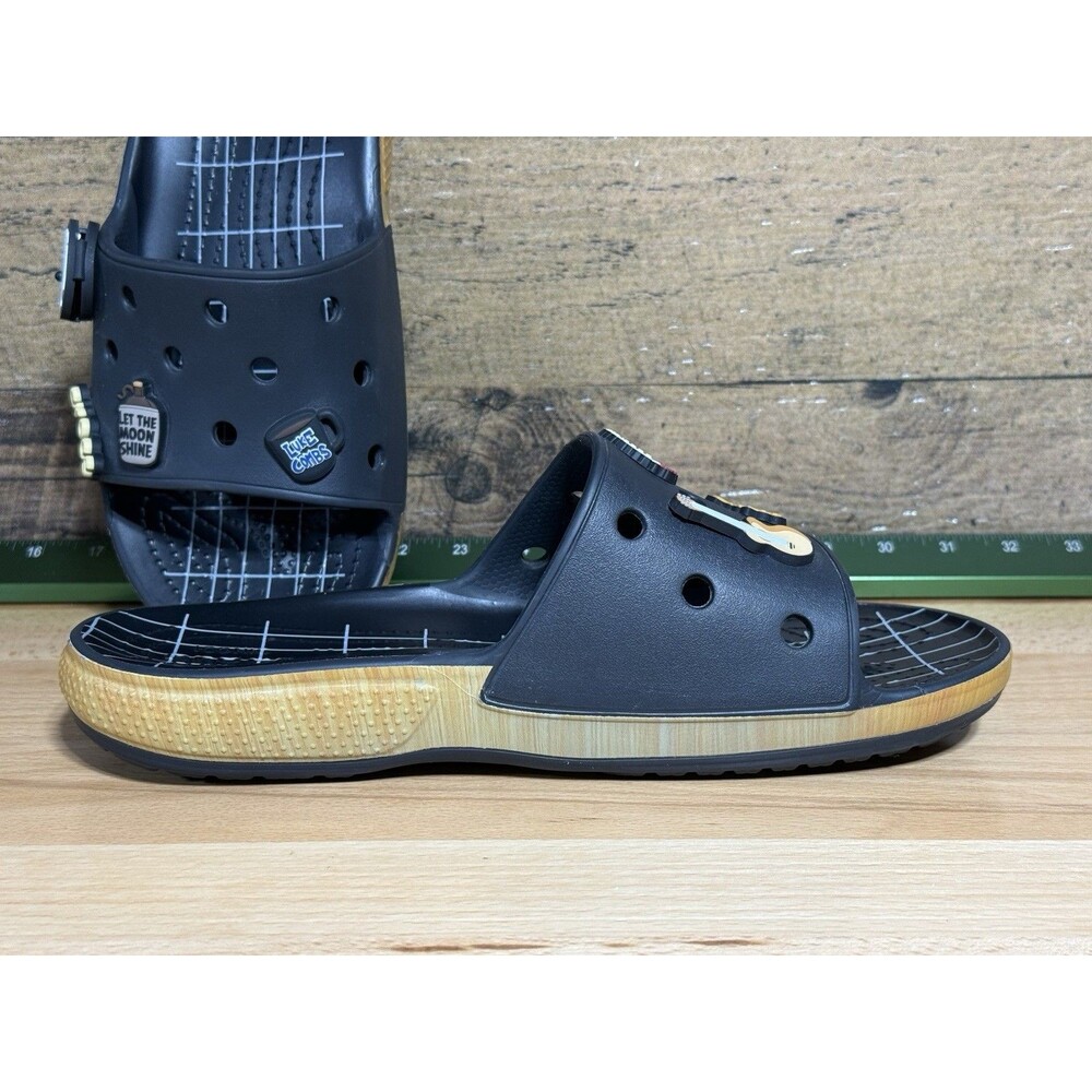 NEW rare Luke Combs Crocs Classic Bootlegger Slides Size: M10/W12 - Picture 7 of 14
